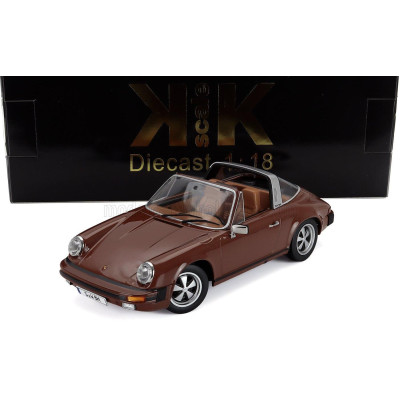 KK SCALE PORSCHE 911 SC TARGA 1975 - BROWN 1/18