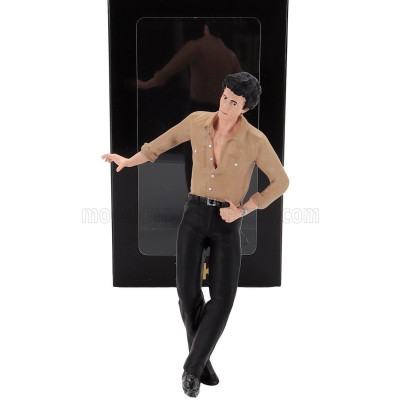 KK SCALE FIGURES BOBBY STANDING FOR MERCEDES BENZ SL-CLASS 450SL (R107) CABRIOLET USA VERSION 1979 - GREY BEIGE 1/12