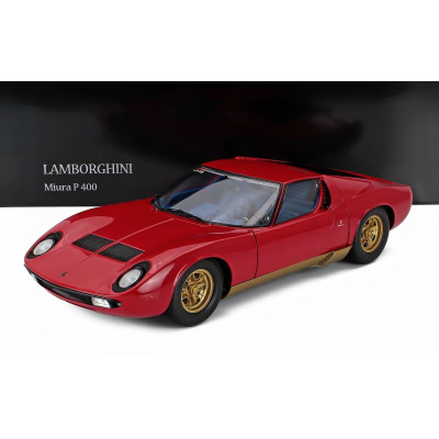 KYOSHO LAMBORGHINI MIURA P400 1968 - RED GOLD 1/12