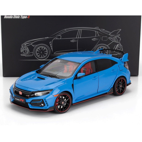 LCD MODEL HONDA CIVIC TYPE-R (FK8) 2020 - BLUE 1/18