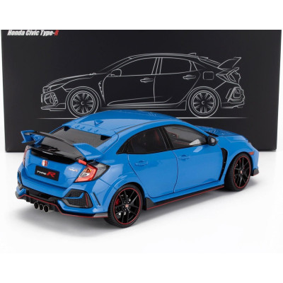 LCD MODEL HONDA CIVIC TYPE-R (FK8) 2020 - BLUE 1/18