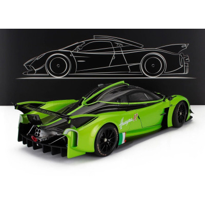 LCD MODEL PAGANI HUAYRA R 2021 - GREEN CARBON 1/18