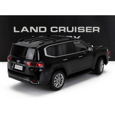 LCD MODEL TOYOTA LAND CRUISER 300-ZX 2024 - BLACK 1/18