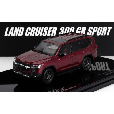 LCD MODEL TOYOTA LAND CRUISER LC300-GR SPORT 2022 - RED 1/43