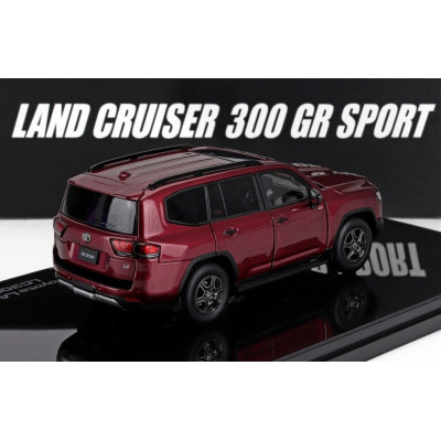 LCD MODEL TOYOTA LAND CRUISER LC300-GR SPORT 2022 - RED 1/43