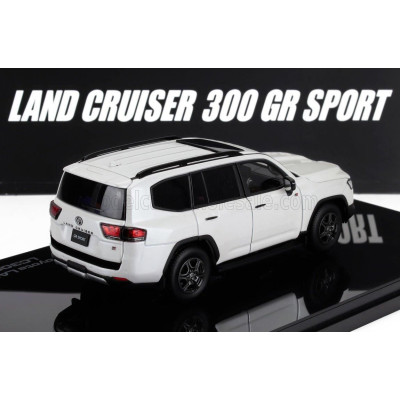 LCD MODEL TOYOTA LAND CRUISER LC300-GR SPORT 2022 - WHITE 1/43