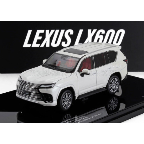 LCD MODEL LEXUS LX600 2024 - WHITE 1/43