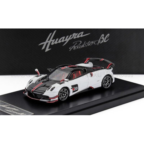 LCD MODEL PAGANI HUAYRA BC ROADSTER N 20 2017 - SILVER BLACK 1/64