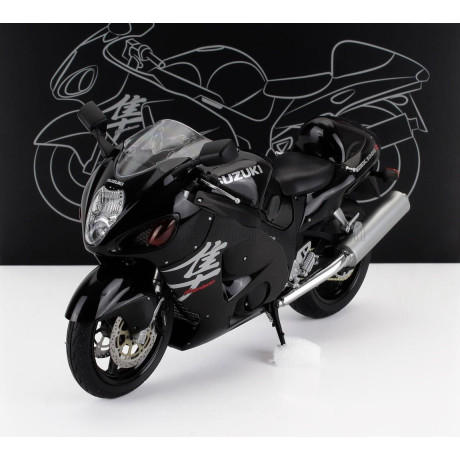 LCD MODEL SUZUKI GSX 1300R HAYABUSA 2001 - BLACK 1/12