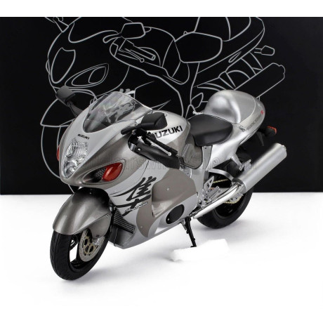 LCD MODEL SUZUKI GSX 1300R HAYABUSA 2001 - SILVER 1/12