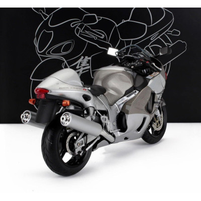 LCD MODEL SUZUKI GSX 1300R HAYABUSA 2001 - SILVER 1/12