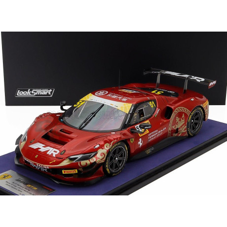 LOOKSMART FERRARI 296 GT3 3.0L TURBO V6 TEAM HARMONY RACING N 51 MACAU GP FIA GT WORLD CUP 2024 DANIEL GARDANO SERRA - RED 1/18