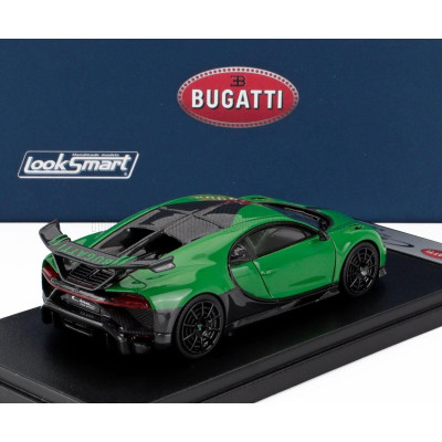 LOOKSMART BUGATTI CHIRON PUR SPORT N 16 2020 - VIPER GREEN BLACK 1/43