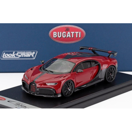LOOKSMART BUGATTI CHIRON PUR SPORT N 16 2020 - ITALIAN RED 1/43