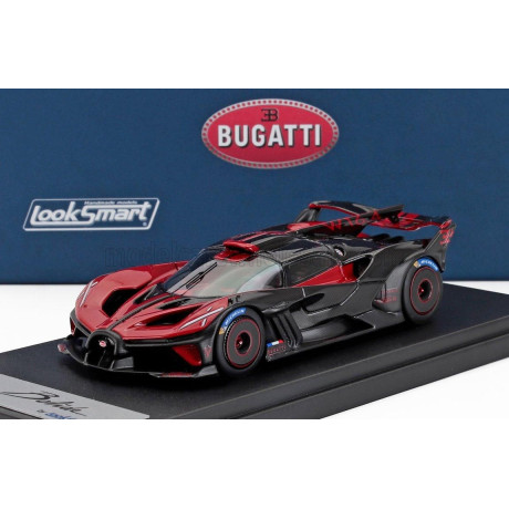 LOOKSMART BUGATTI BOLIDE W16.4 8.0 FOUR-TURBO 1850hp 500km/h 2024 - ITALIAN RED 1/43