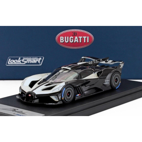 LOOKSMART BUGATTI BOLIDE W16.4 8.0 FOUR-TURBO 1850hp 500km/h 2024 - QUARTZ WHITE 1/43