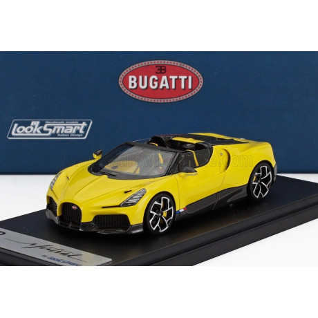 LOOKSMART BUGATTI MISTRAL W16 2023 - MOLSHEIM YELLOW 1/43