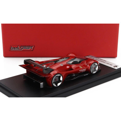 LOOKSMART FERRARI VISION GRAN TURISMO N 75 2024 - ROSSO MAGMA - RED MET 1/43