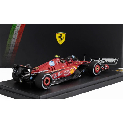 LOOKSMART FERRARI F1  SF-24 TEAM SCUDERIA FERRARI N 55 4th ITALY MONZA GP 2024 CARLOS SAINZ - RED WHITE BLACK 1/43