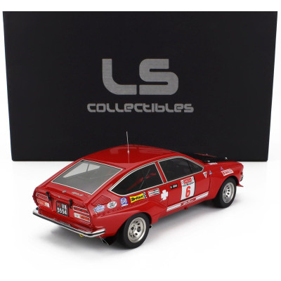 LS COLLECTIBLES ALFA ROMEO ALFETTA GT GR.2 (night version) N 6 WINNER RALLY ISOLA D'ELBA 1975 AMILCARE BALLESTRIERI - ENRICO GIG
