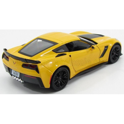 MAISTO CHEVROLET CORVETTE Z06 C7 COUPE 2014 - YELLOW 1/24