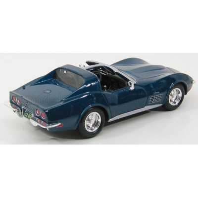 MAISTO CHEVROLET CORVETTE STINGRAY 1970 - BLUE MET 1/24
