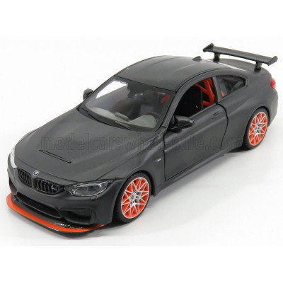 MAISTO BMW 4-SERIES M4 GTS COUPE (F82) 2016 - MATT GREY 1/24
