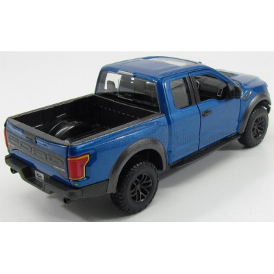 MAISTO FORD USA F-150 RAPTOR PICK-UP 2017 - BLUE MET 1/24