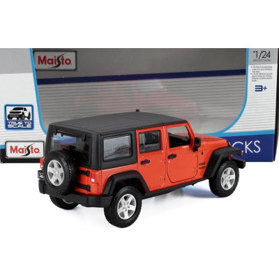 MAISTO JEEP WRANGLER UNLIMITED 2015 - ORANGE 1/24