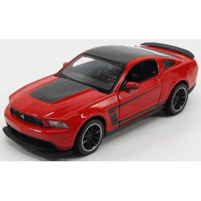 MAISTO FORD USA MUSTANG BOSS 302 2012 - ORANGE BLACK 1/24