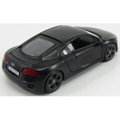 MAISTO AUDI R8 4.2 FSI V8 2007 - MATT BLACK 1/24