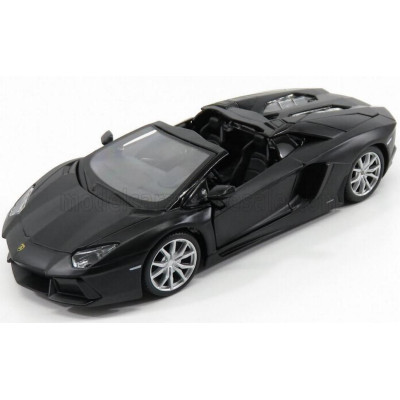 MAISTO LAMBORGHINI AVENTADOR LP700-4 ROADSTER 2013 - BLACK MATT 1/24