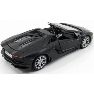 MAISTO LAMBORGHINI AVENTADOR LP700-4 ROADSTER 2013 - BLACK MATT 1/24