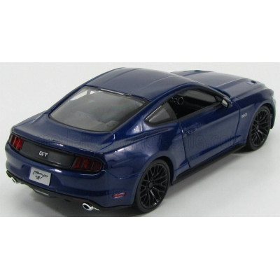 MAISTO FORD USA MUSTANG COUPE 5.0 GT 2015 - BLUE MET 1/24