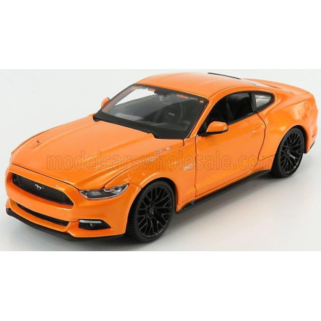 MAISTO FORD USA MUSTANG 5.0 GT COUPE 2015 - ORANGE 1/24