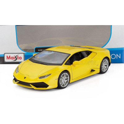 MAISTO LAMBORGHINI HURACAN LP610-4 2014 - YELLOW MET 1/24