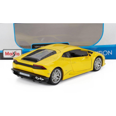 MAISTO LAMBORGHINI HURACAN LP610-4 2014 - YELLOW MET 1/24