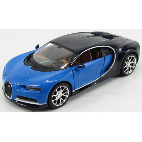 MAISTO BUGATTI CHIRON LE PATRON 2016 - ATLANTIC BLUE 1/24