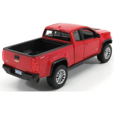 MAISTO CHEVROLET COLORADO ZR2 PICK-UP 2017 - RED BLACK 1/27