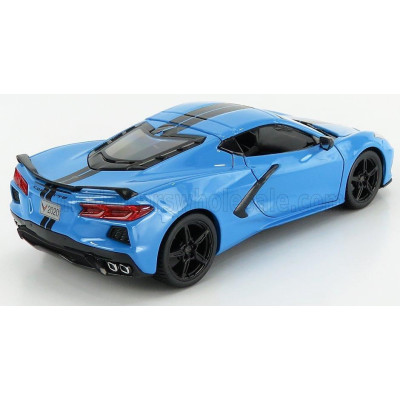 MAISTO CHEVROLET CORVETTE Z51 STINGRAY COUPE 2020 - BLUE 1/24