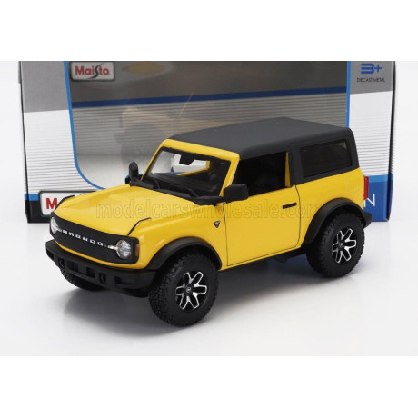 MAISTO FORD USA BRONCO BADLANDS 2021 - YELLOW 1/24