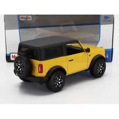 MAISTO FORD USA BRONCO BADLANDS 2021 - YELLOW 1/24