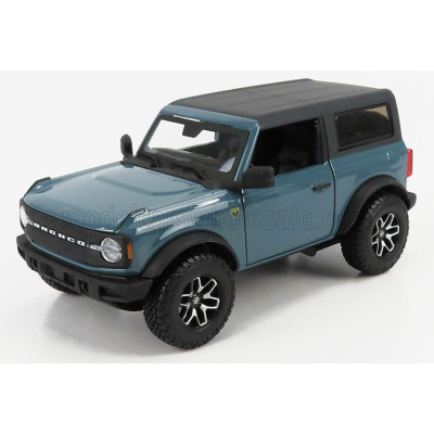 MAISTO FORD USA BRONCO BADLANDS 2021 - BLUE BLACK 1/24