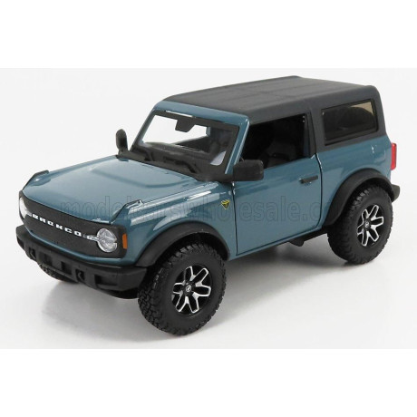 MAISTO FORD USA BRONCO BADLANDS 2021 - BLUE BLACK 1/24