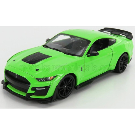 MAISTO FORD USA MUSTANG SHELBY GT500 COUPE 2020 - GREEN 1/24