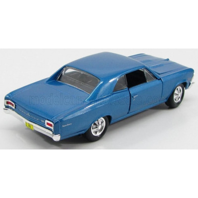 MAISTO CHEVROLET CHEVELLE SS 396 1966 - BLUE MET 1/24