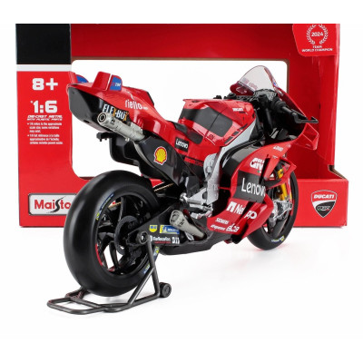 MAISTO DUCATI DESMOSEDICI GP24 TEAM LENOVO N 23 MOTOGP SEASON 2024 ENEA BASTIANINI - RED 1/6