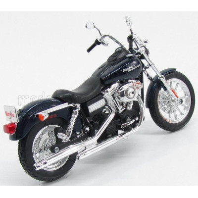 MAISTO HARLEY DAVIDSON FXDBI DYNA STREET BOB 2006 - BLUE MET BLACK 1/12