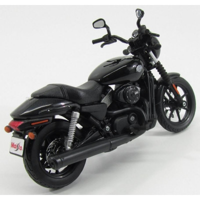 MAISTO HARLEY DAVIDSON 750 STREET 2015 - BLACK 1/12