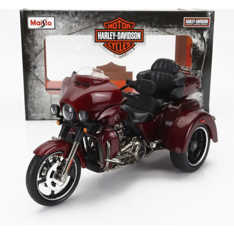 MAISTO HARLEY DAVIDSON CVO TRI GLIDE 2021 - RED MET 1/12